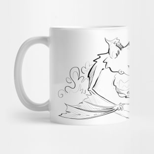 Bat and Centipede Mug